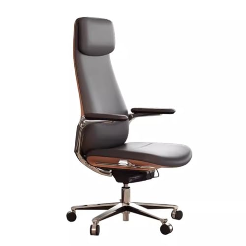 Computer-Gaming-Stuhl Schreibtischstuhl aus Leder mit hoher Rückenlehne for zu Hause, for Erwachsene, die arbeiten, studieren, Schreibtischstuhl mit gepolsterten, hochklappbaren Armlehnen, verstellbar Computer-Gaming-Stuhl Schreibtischstuhl aus Leder mit hoher Rückenlehne for zu Hause, for Erwachsene, die arbeiten, studieren, Schreibtischstuhl mit gepolsterten, hochklappbaren Armlehnen, verstellbar von Hhaoran-9868