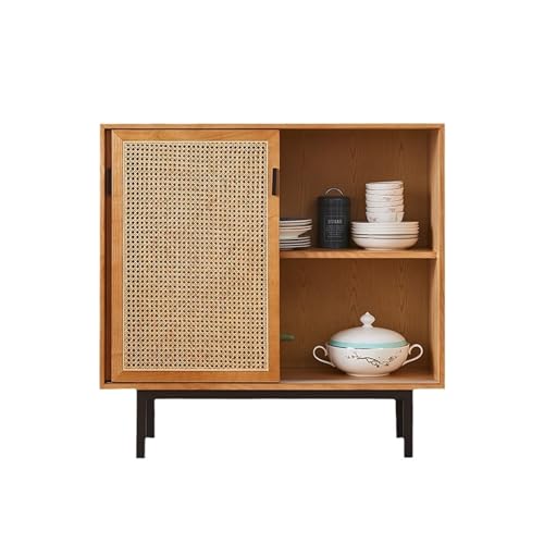 Hhaoran-9868 Akzentschrank Eschenholz Sideboard Haushalt Kleine Haushalts Rattan Doppeltür Sideboard Esszimmer Geschirr Lagerschrank Doppelschicht Bauernhaus-Aufbewahrungsschrank Hhaoran-9868 Akzentschrank Eschenholz Sideboard Haushalt Kleine Haushalts Rattan Doppeltür Sideboard Esszimmer Geschirr Lagerschrank Doppelschicht Bauernhaus-Aufbewahrungsschrank von Hhaoran-9868