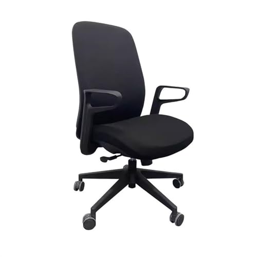 Hhaoran-9868 Computer-Gaming-Stuhl Büromöbel, unterstützendes Personal, Bürostuhl, Computerstuhl, Haushaltsdrehstuhl, sitzender, Nicht müder Lendenwirbelschutz(Schwarz) von Hhaoran-9868