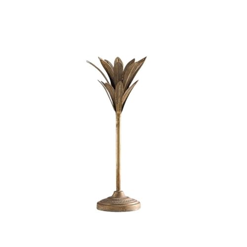 Hhaoran-9868 Kerzenständer Alten Retro Schmiedeeisen Kerzenständer Restaurant Hotel Tisch Ornamente Candlelight Dinner Dekoration Kerzenhalter Kerzenhalter für Candlelight Dinner und Tischl(Klein) von Hhaoran-9868
