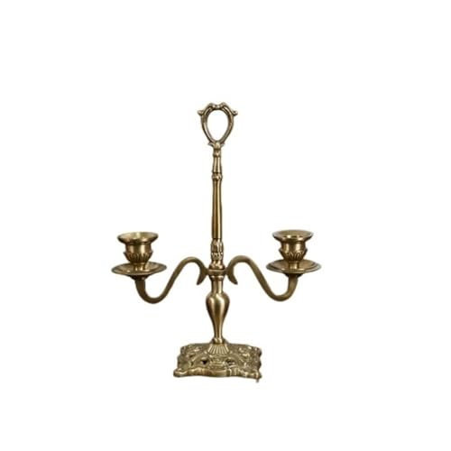 Hhaoran-9868 Kerzenständer Europäische Messing doppelköpfigen Kerzenständer Licht Luxus Tisch Dekoration Kerzenhalter Wohnzimmer Ornamente Kerzenhalter für Candlelight Dinner und Tischl Hhaoran-9868 Kerzenständer Europäische Messing doppelköpfigen Kerzenständer Licht Luxus Tisch Dekoration Kerzenhalter Wohnzimmer Ornamente Kerzenhalter für Candlelight Dinner und Tischl von Hhaoran-9868
