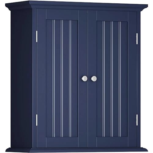 Hhaoran-9868 Medizinschrank mit Spiegel Badezimmer-Wandschrank über der Toilette, platzsparender Aufbewahrungsschrank, Medizinschrank, verstellbare Regale, Schrank Badezimmerschrank zur Wandmontage Hhaoran-9868 Medizinschrank mit Spiegel Badezimmer-Wandschrank über der Toilette, platzsparender Aufbewahrungsschrank, Medizinschrank, verstellbare Regale, Schrank Badezimmerschrank zur Wandmontage von Hhaoran-9868