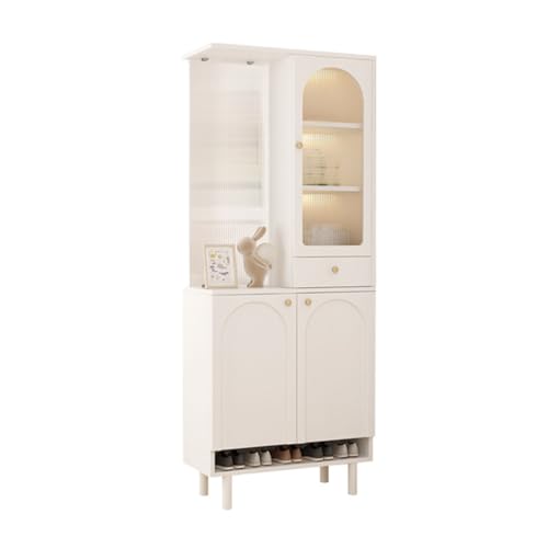 Hhaoran-9868 Sideboard-Buffetschrank Wohnzimmer Eingangsbereich Schrank Sofa Sideboard Foyer Schrank Eingang Schuhschrank Weinschrank Integrierter Trennwandschrank Buffetschrank(Right) von Hhaoran-9868