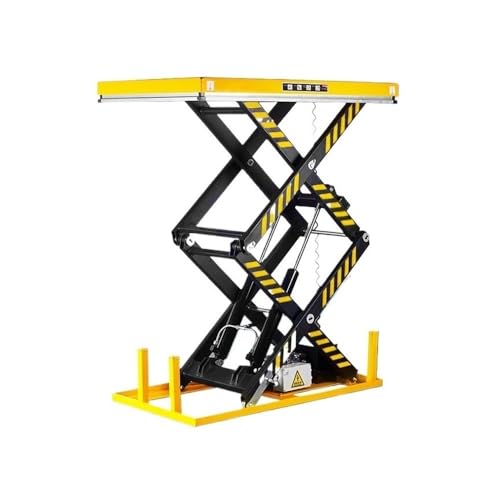 Palettenstapler Maximale Tragfähigkeit von 1000 kg Elektrischer Hydraulikaufzug Kleine und einfache Werkbank-Lastenaufzug-Hebeplattform Hubtisch von Hhaoran-9868