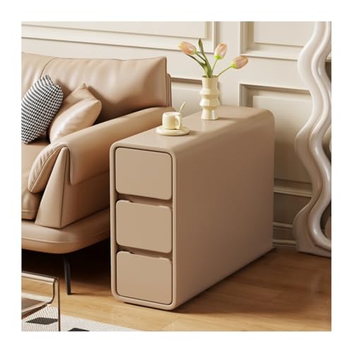 Sideboard-Buffetschrank Ultraschmales Sofa-Sideboard, Beistelltisch, Aufbewahrungsschrank, Wohnzimmer-Seitenschrank, modernes, schlichtes Sofa neben leichtem Luxusschrank Buffetschrank(Khaki) von Hhaoran-9868