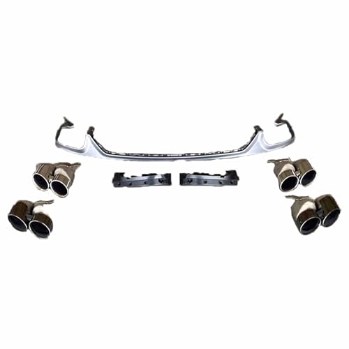 HhhhhYf Auto Heckschürze Lippe Diffusor für Audi 19 Style Q8 Change SQ8 2019-,Auto Heckspoiler Heckstoßstange Lippe Hecklippe des Fahrzeugs Zubehör,A-Silver Tail Throat HhhhhYf Auto Heckschürze Lippe Diffusor für Audi 19 Style Q8 Change SQ8 2019-,Auto Heckspoiler Heckstoßstange Lippe Hecklippe des Fahrzeugs Zubehör,A-Silver Tail Throat von HhhhhYf
