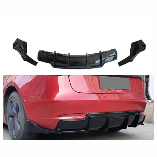 HhhhhYf Auto Heckschürze Lippe Diffusor für Tesla model3 Competitive Style 2019-,Auto Heckspoiler Heckstoßstange Lippe Hecklippe des Fahrzeugs Zubehör,A-with Corner Black HhhhhYf Auto Heckschürze Lippe Diffusor für Tesla model3 Competitive Style 2019-,Auto Heckspoiler Heckstoßstange Lippe Hecklippe des Fahrzeugs Zubehör,A-with Corner Black von HhhhhYf