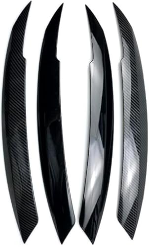 HhhhhYf Car Headlight Eyebrows for VW Jetta MK6,Front Head Light Lamp Cover Brow Trim Headlight Eyebrow Trim Sticker,Black von HhhhhYf