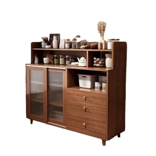 Hhmmei2024-23 Buffetschrank Sideboard an der Wand integrierter Lagerschrank Home Kitchen Lagerschrank Bauernhaus-Lagerschrank von Hhmmei2024-23