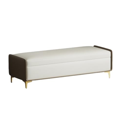 Hhmmei2024-23 Hocker am Bettende Bett-Endhocker, Schlafzimmer-Schuhwechselhocker, Eingangsbank, Bekleidungsgeschäft, Garderobenhocker, Ruhesofa, Aufbewahrungshocker(Bruin,Klein) von Hhmmei2024-23