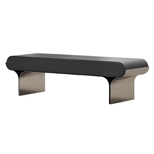 Hhmmei2024-23 Hocker am Bettende Italienische Edelstahl-Bett-Sofa-Bank Schlafzimmer Licht Luxus Weiche Lange Bank High-End-Tür-Schuhbank(Dark Gray) von Hhmmei2024-23