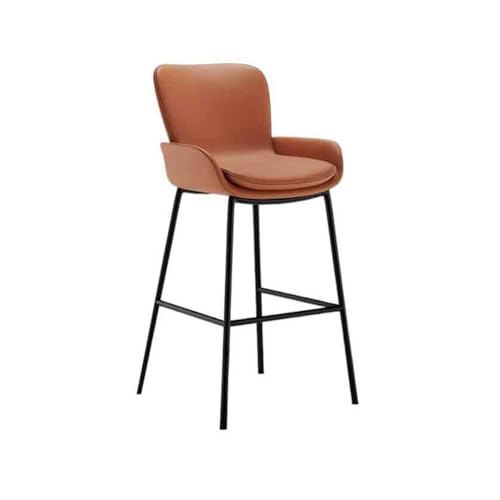 Hhmmei2024-23 Küchenhocker Barstuhl Einfacher Barhocker Home Island 75cm Hochhocker Leichter Luxus Moderner Bartheke Hochstuhl Barhocker(Orange) von Hhmmei2024-23