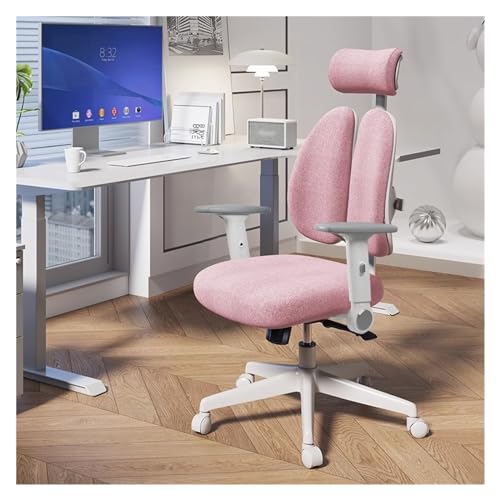 Lernstühle für Kinder Kinder-Schreibtischstuhl, ergonomischer Büro-Computer-Schreibtischstuhl, Computer-Arbeitsstuhl mit Lordosenstütze, geeignet for Familien, Schulen und Büros Schreibarbeitsstuhl(Pi von Hhmmei2024-23