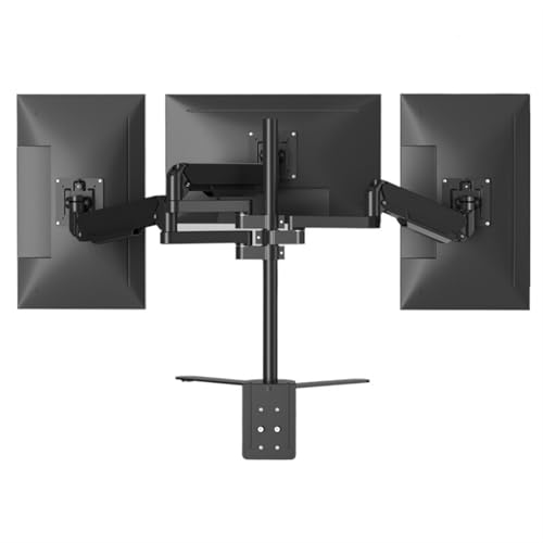 Monitorständer Dreifach-Monitor-Tischhalterung – Vollständig verstellbare Gasfeder-Monitorarm-Tischhalterung mit Klemmfuß – Passend for 17 bis 32 Zoll LCD-Monitore, VESA 75 x 75, 100 x 100 Monitorständer Dreifach-Monitor-Tischhalterung – Vollständig verstellbare Gasfeder-Monitorarm-Tischhalterung mit Klemmfuß – Passend for 17 bis 32 Zoll LCD-Monitore, VESA 75 x 75, 100 x 100 von Hhmmei2024-23