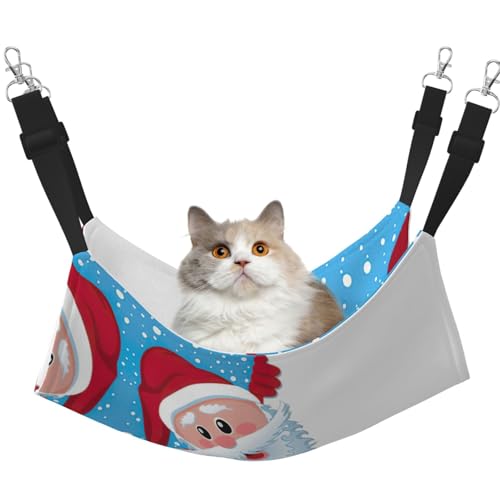Hhwwtye Santa Claus4 Katzenbett-Hängematte, freistehendes Katzenbett für drinnen und draußen, einfache Montage Hhwwtye Santa Claus4 Katzenbett-Hängematte, freistehendes Katzenbett für drinnen und draußen, einfache Montage von Hhwwtye