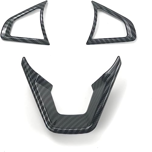 HhyY6LL Auto Lenkrad Abdeckung Verkleidung,Für Ford Mondeo Fusion Edge S Max Galaxy 2013-2020,Auto Lenkradverkleidung Dekoration Abdeckung Zierleiste Aufkleber,A von HhyY6LL
