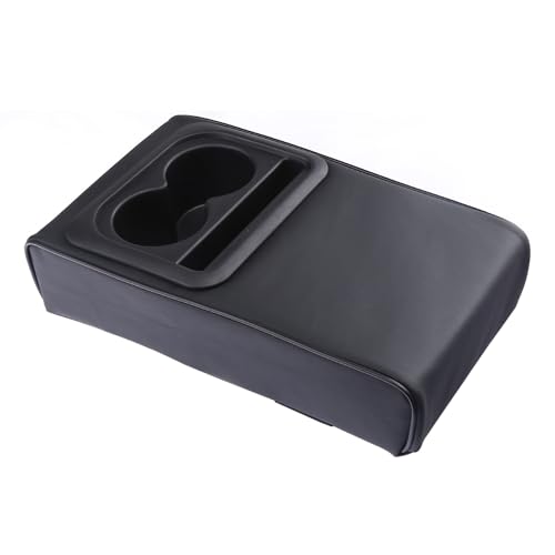 HhyY6LL Auto Mittelkonsole Abdeckung,für MG4 EV 2022 Mg 4 EH32 2023,Mittelkonsole Auto Box Matte Multifunktionales Auto-Armlehnen-Kissen,A/Black Basic Style von HhyY6LL