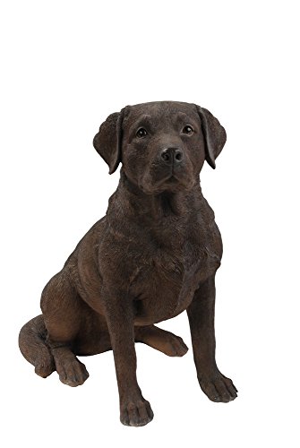 hi-line Geschenk LTD sitzender Labrador Retriever Hund Statue, braun von Hi-Line Gift Ltd
