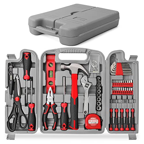Hi-Spec 54 tlg. Werkzeugkoffer gefüllt für Haus und Garage - Ein zuverlässiger Begleiter für Heimwerker, DIY-Liebhaber und - Ein perfektes Werkzeug-set für den Haushalt von Hi-Spec