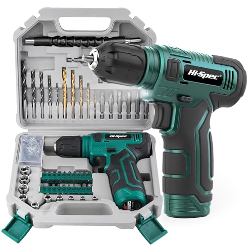 Hi-Spec Akuschrauber Set in Grün. Akkubohrer, Stecknüsse und Schrauberbits alles in einem tragbarem Werkzeugkoffer für jedwige Schraubarbeiten 110 tlg. Hi-Spec Akuschrauber Set in Grün. Akkubohrer, Stecknüsse und Schrauberbits alles in einem tragbarem Werkzeugkoffer für jedwige Schraubarbeiten 110 tlg. von Hi-Spec