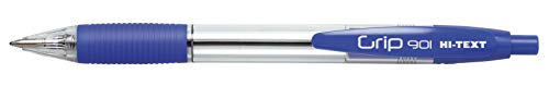 HI-TEXT 901 Grip 12er Pack Druckstifte medium 1mm blau von Hi-Text