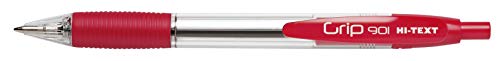 Hi-Text 901 Grip 12er Pack Druckstifte medium 1mm rot von Hi-Text