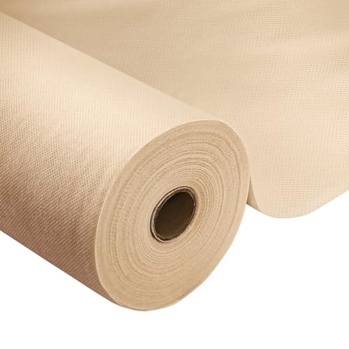 Tischdeckenrolle,Helles apricot,1 × 25m,1 Rolle Tischdecke,Einweg Vlies Stoffähnlich,ideal für Jede Party,Hochzeit,Geburtstagsfeier,Gastronomie,Größe und Farbe nach Wahl von HiBeauty PRO