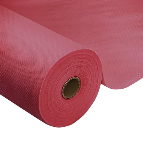 Tischdeckenrolle,Jujube rot,1 × 25m,1 Rolle Tischdecke,Einweg Vlies Stoffähnlich,ideal für Jede Party,Hochzeit,Geburtstagsfeier,Gastronomie,Größe und Farbe nach Wahl von HiBeauty PRO