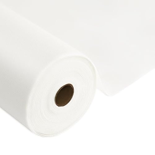 Tischdeckenrolle,Weiß,0.8 × 25m,1 Rolle Tischdecke,Einweg Vlies Stoffähnlich,ideal für Jede Party,Hochzeit,Geburtstagsfeier,Gastronomie,Größe und Farbe nach Wahl von HiBeauty PRO