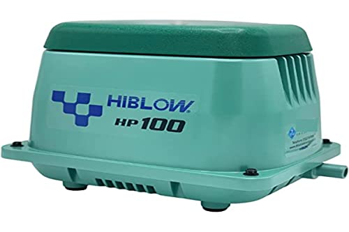 HiBlow Luftpumpe HP100 120l/min bei 1,3m, Ausgang 18mm, 95 Watt von HiBlow