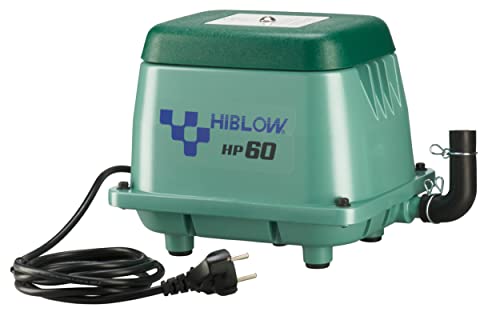 HiBlow Luftpumpe HP-60 60l/min bei 1,3m, Ausgang 18mm, 51 Watt von HiBlow