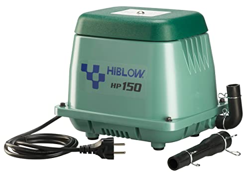 HiBlow Luftpumpe HP-150 180l/min bei 1,3m, Ausgang 18mm, 125 Watt von HiBlow