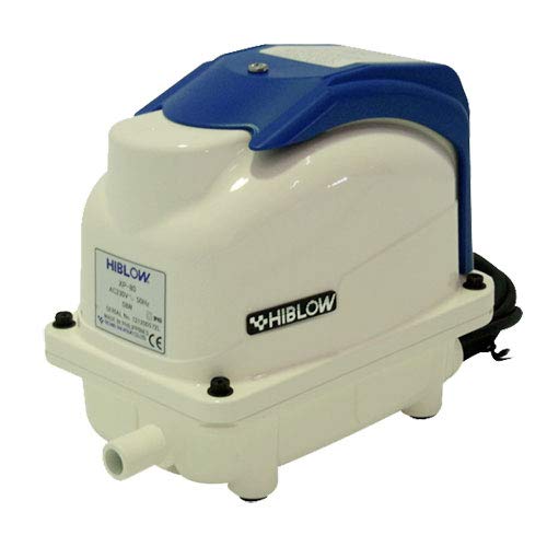 HiBlow XP-80 Komplettpaket m. Verteiler, Schlauch und Luftsteinen 80 L/min. 58 W von HiBlow