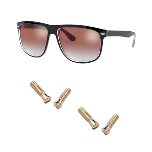 Ersatzschrauben für Ray Ban RB4147 BR4184 RB4190 RB4175 Sonnenbrillen-Reparaturset (4er-Set), Schraubendreher (Gold) von HiCycle2