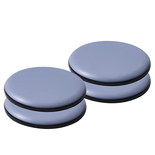 Teflongleiter Selbstklebend Profi Möbelgleiter/Teppichgleiter PTFE Rund&Quadratisch (4, kreisförmig,65mm) von HiCycle2