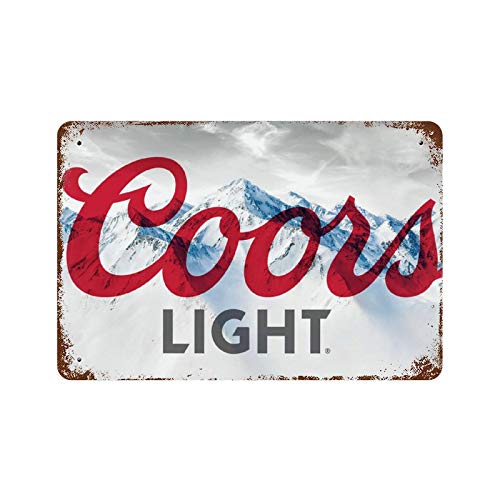 HiHELLOH Coors Light Beer Logo2 Blechschild Metallschild Metalldekor Wandposter Wanddekoration Türschild 30 x 20 cm HiHELLOH Coors Light Beer Logo2 Blechschild Metallschild Metalldekor Wandposter Wanddekoration Türschild 30 x 20 cm von HiHELLOH