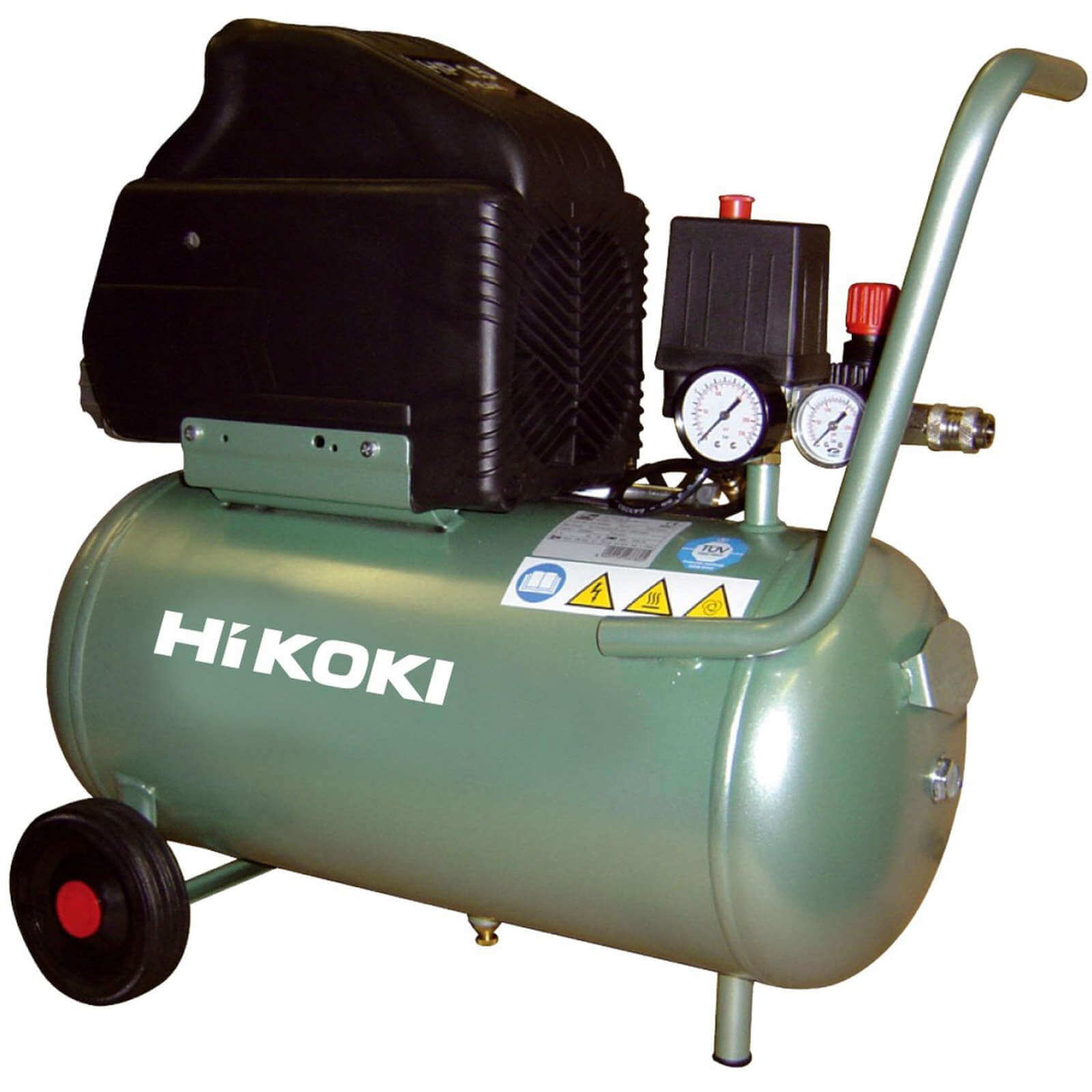 Hikoki Mobilkompressor EC68LAZ Luftkompressor Manometer Tragbarer Kompressor 24L von HiKOKI