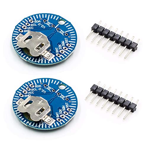HiLetgo 2 Stück DS3231 DS3231SN RTC Modul Echtzeituhr Speichermodul V2.0 I2C mit PinHeader HiLetgo 2 Stück DS3231 DS3231SN RTC Modul Echtzeituhr Speichermodul V2.0 I2C mit PinHeader von HiLetgo