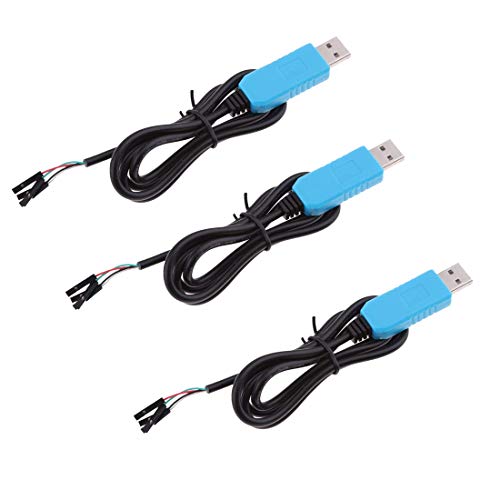 HiLetgo 3 Stück PL2303TA USB auf TTL COM RS232 Download Cable Works Well with Windows XP Vista Win 8/10 Mac OS X/Linux HiLetgo 3 Stück PL2303TA USB auf TTL COM RS232 Download Cable Works Well with Windows XP Vista Win 8/10 Mac OS X/Linux von HiLetgo