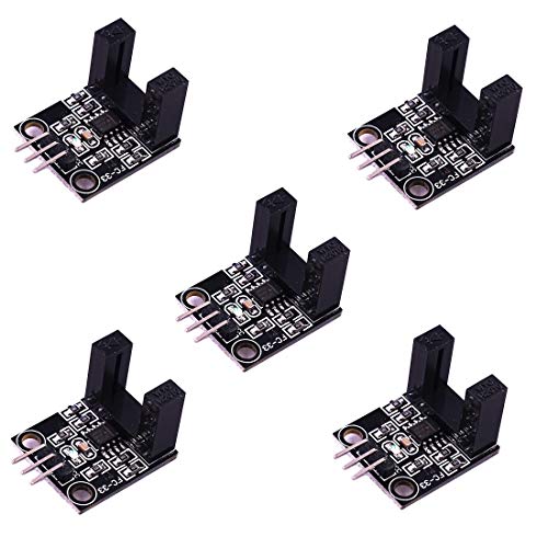 HiLetgo LM393 Fotoelektrischer Korrelationssensor, gegenüberliegender Infrarotzählsensor, 5 Stück von HiLetgo