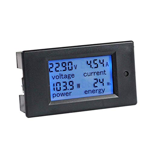 HiLetgo DC 6,5-100V 0-20A + AC 80-260V 100A BAYITE-PZEM-061 Digitales Amperemeter, Voltmeter, Multimeter, für Stromspannung, Energie von HiLetgo