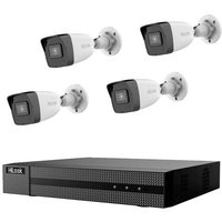 HiLook IK-4248BH-MH/P IK-4248BH-MH/P LAN IP-Überwachungskamera-Set 4-Kanal mit 4 Kameras 3840 x 216 von HiLook