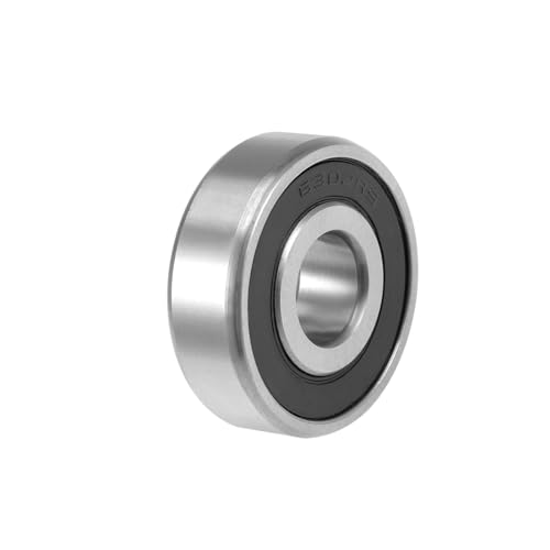 HiPicco 6302-2RS Rillenkugellager, ID I.D. = 15 mm, Außendurchmesser = 43 mm, Dicke = 13 mm, doppelt gummidichtetes Kugellager, vorgeschmierter Chromstahl, Z2-Hebel von HiPicco