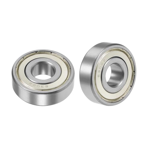 HiPicco 6302ZZ Rillenkugellager, ID I.D. = 15 mm, Außendurchmesser = 43 mm, Dicke = 13 mm, doppelt geschirmtes Kugellager, vorgeschmierter Chromstahl, Z2-Hebel, 2 Stück HiPicco 6302ZZ Rillenkugellager, ID I.D. = 15 mm, Außendurchmesser = 43 mm, Dicke = 13 mm, doppelt geschirmtes Kugellager, vorgeschmierter Chromstahl, Z2-Hebel, 2 Stück von HiPicco