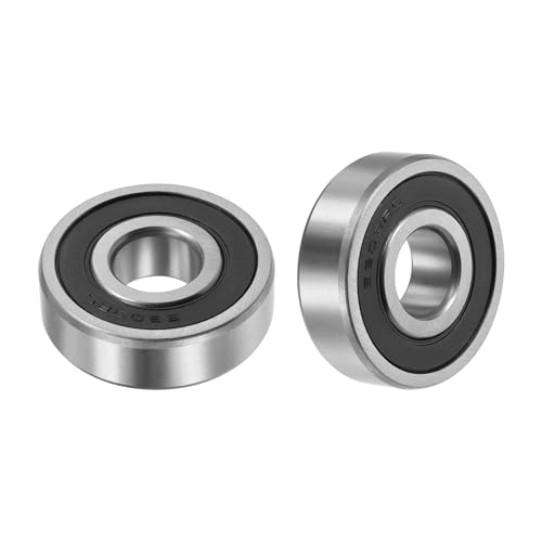 HiPicco 6303-2RS Rillenkugellager, ID I.D. = 17 mm, Außendurchmesser = 47 mm, Dicke = 14 mm, doppelt gummidichtetes Kugellager, vorgeschmierter Chromstahl, Z2-Hebel, 2 Stück HiPicco 6303-2RS Rillenkugellager, ID I.D. = 17 mm, Außendurchmesser = 47 mm, Dicke = 14 mm, doppelt gummidichtetes Kugellager, vorgeschmierter Chromstahl, Z2-Hebel, 2 Stück von HiPicco