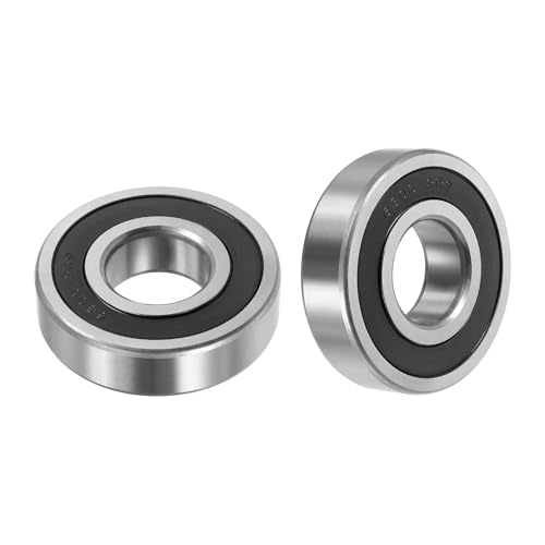 HiPicco 6306-2RS Rillenkugellager, ID I.D. = 30 mm, Außendurchmesser = 72 mm, Dicke = 19 mm, doppelt gummidichtetes Kugellager, vorgeschmierter Chromstahl, Z2-Hebel, 2 Stück HiPicco 6306-2RS Rillenkugellager, ID I.D. = 30 mm, Außendurchmesser = 72 mm, Dicke = 19 mm, doppelt gummidichtetes Kugellager, vorgeschmierter Chromstahl, Z2-Hebel, 2 Stück von HiPicco