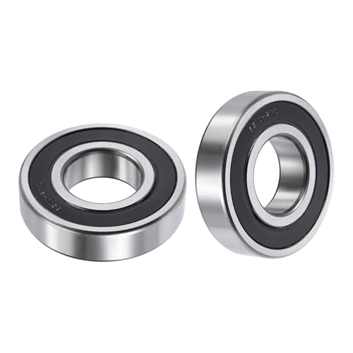 HiPicco 6310-2RS Rillenkugellager, ID I.D. = 50 mm, Außendurchmesser = 110 mm, Dicke = 27 mm, doppelt gummidichtetes Kugellager, vorgeschmierter Chromstahl, Z2-Hebel von HiPicco