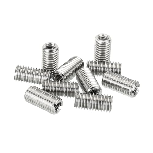 HiPicco Gewindeadapterhülse, Reduziermutter, M10 x 1,5 Außengewinde auf M5 x 0,8 Innengewinde, Edelstahl, Reparatureinsatz, Mutter, Schraube, 20 mm Länge, Reduzierstück, Umwandlungsverschluss, 10 HiPicco Gewindeadapterhülse, Reduziermutter, M10 x 1,5 Außengewinde auf M5 x 0,8 Innengewinde, Edelstahl, Reparatureinsatz, Mutter, Schraube, 20 mm Länge, Reduzierstück, Umwandlungsverschluss, 10 von HiPicco