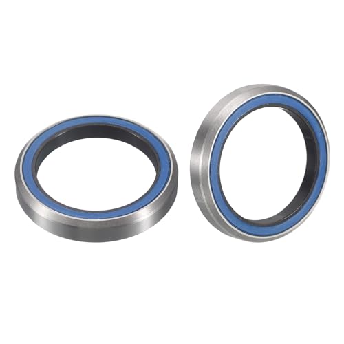HiPicco MH-P03K Fahrrad-Headset-Kugellager, ID 30,15 mm x Außendurchmesser 41 mm x Breite 6,5 mm, versiegelte Chromstahl-Kugellager, 36/45 Grad ACB336 Fahrrad-Headset-Kugellager, 2 Stück von HiPicco