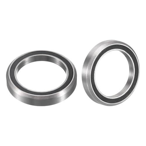 HiPicco MH-P09K Fahrrad-Headset-Kugellager, ID 27,15 mm x Außendurchmesser 38 mm x Breite 6,5 mm, versiegelte Chromstahl-Kugellager, 36/45 Grad Fahrrad-Headset-Kugellager, 2 Stück von HiPicco